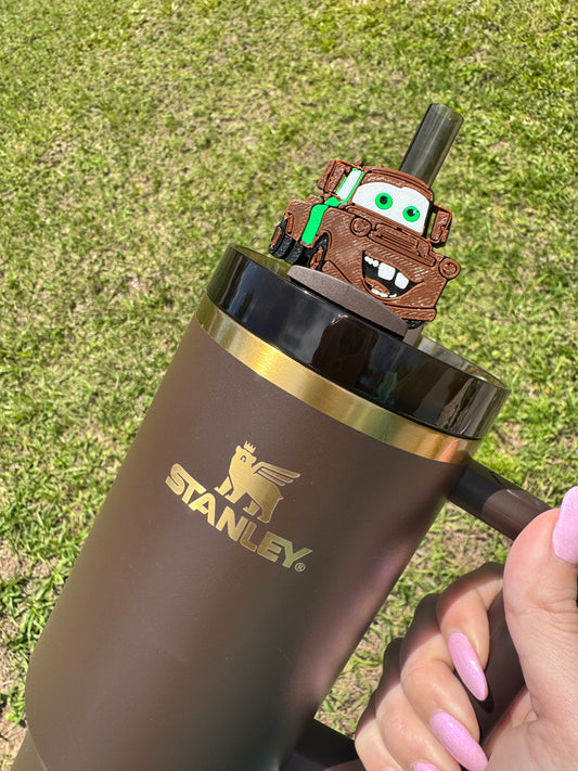 Tow Truck Straw Buddy