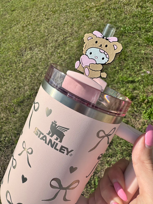Teddy HK Straw Buddy