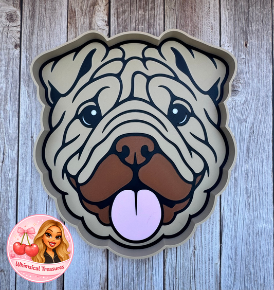 XL Chinese Shar Pei Trinket Tray