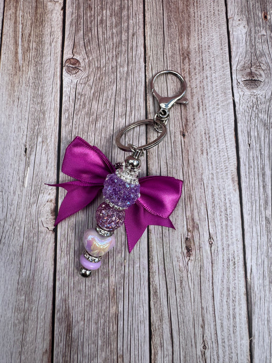 Purple Deluxe Keychain