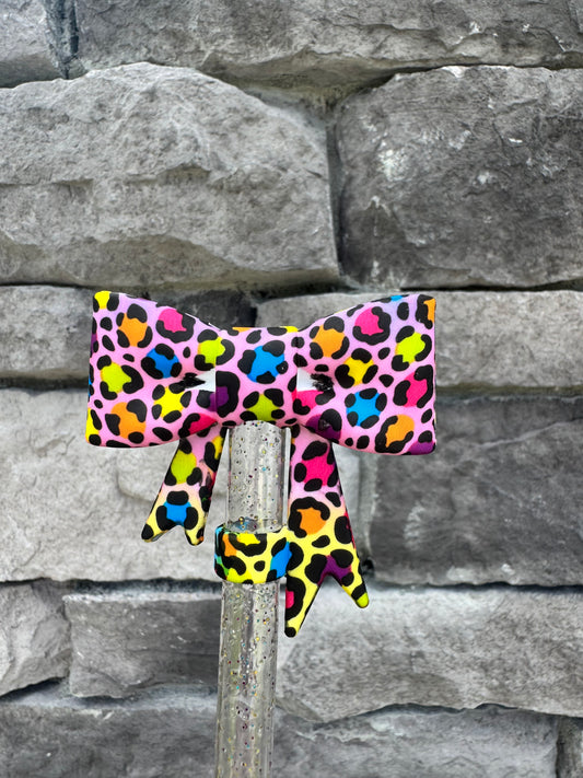 Lisa Frank Large Bow - Straw Topper