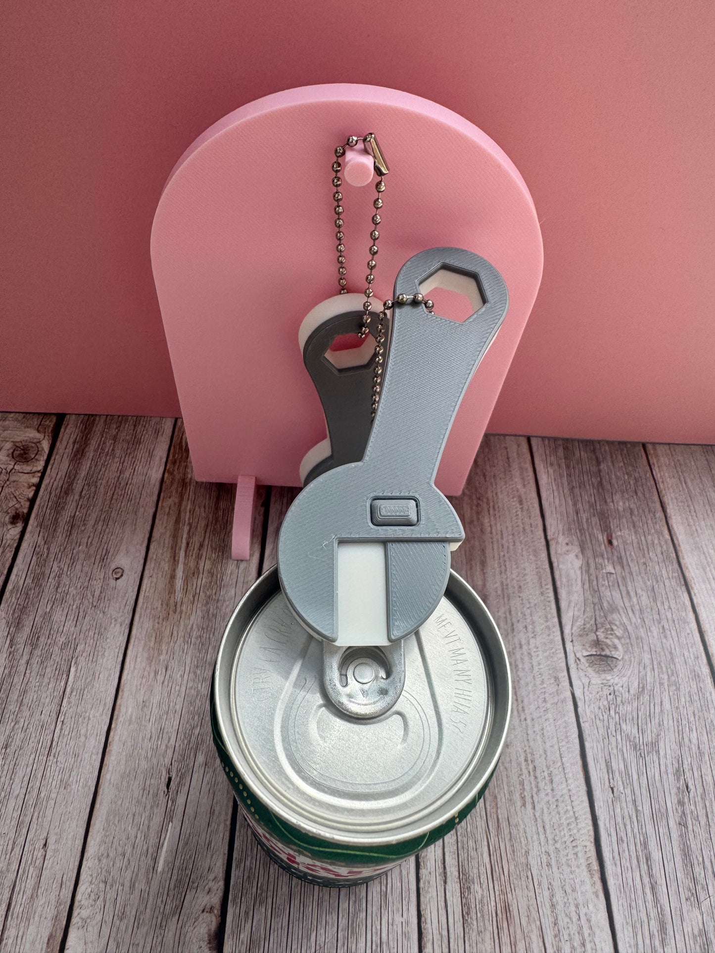 3D Printed Wrench - Soda Can Opener Keychain