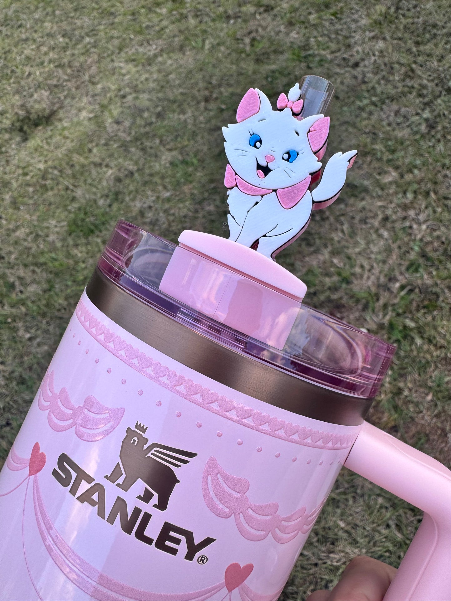 Pretty Kitty Straw Buddy