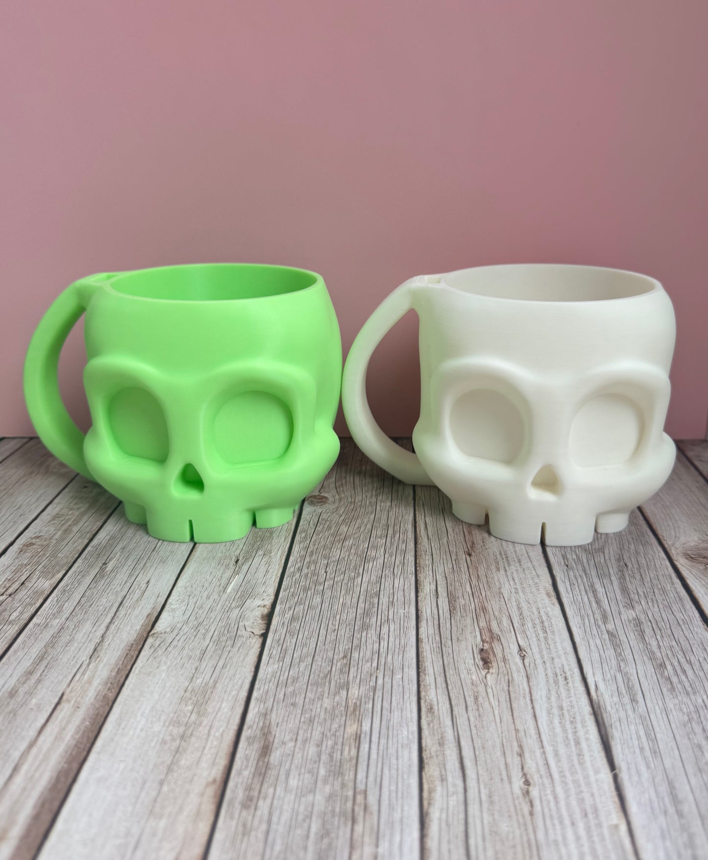 Halloween Ice Cream Pint Holder | 3D Printed Skull Ice Cream Tub Holder with Spoon Slot | Spooky Movie Night Gift