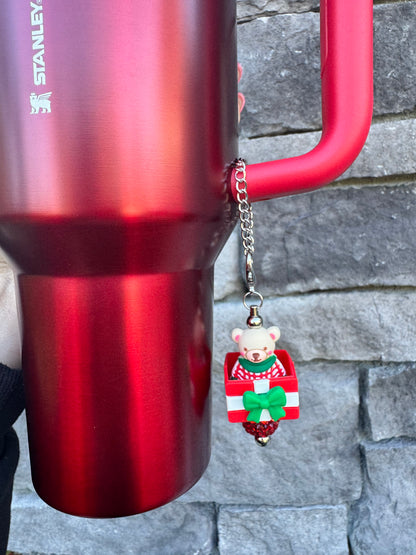 Holiday Bear - Handle Charm