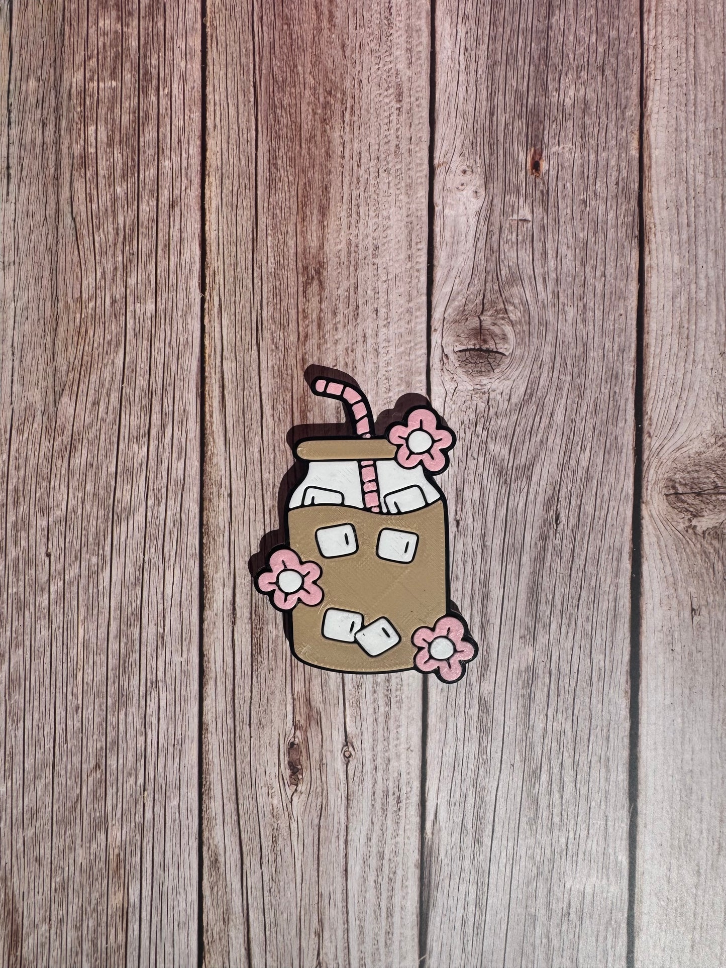 3D Printed Bloom & Brew Flatback Charm