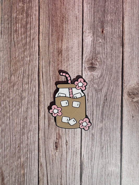 3D Printed Bloom & Brew Flatback Charm
