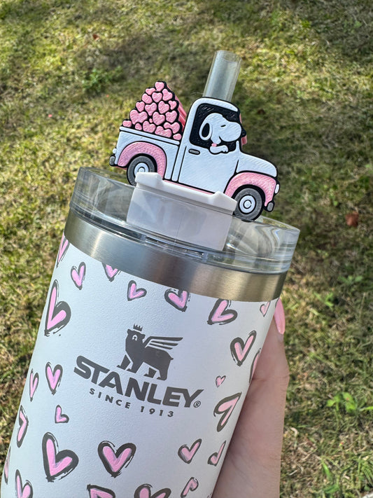 Lover Dog Truck Straw Buddy