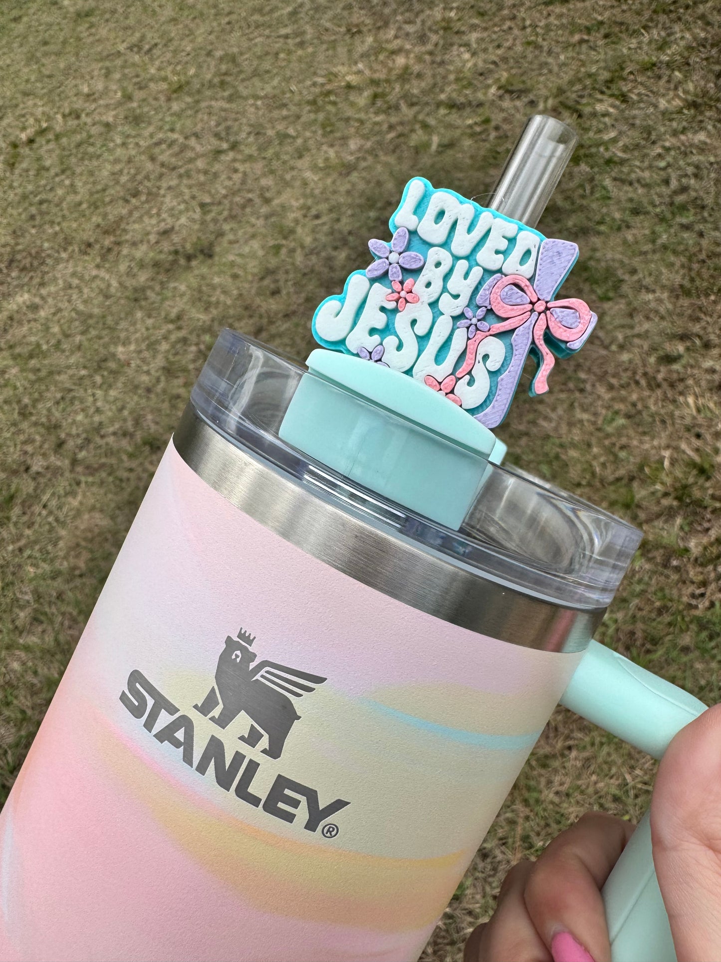 Loved by Jesus Straw Buddy