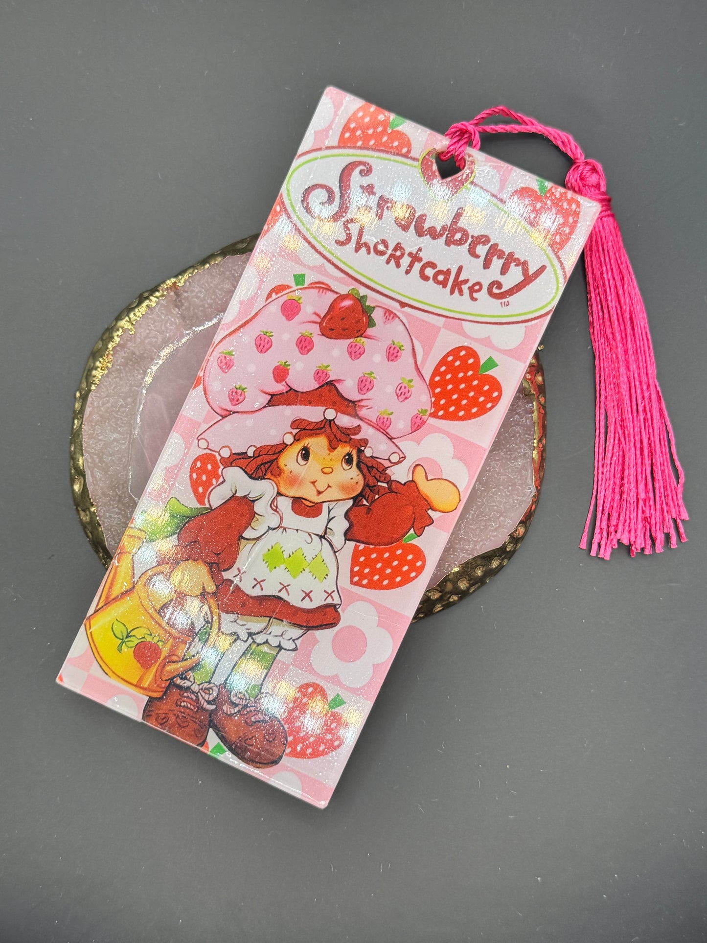 Strawberry Girl - Acrylic Bookmark