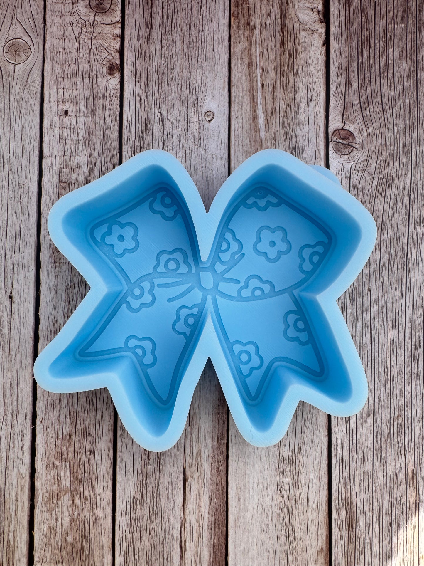 Floral Bow Silicone Freshie Mold