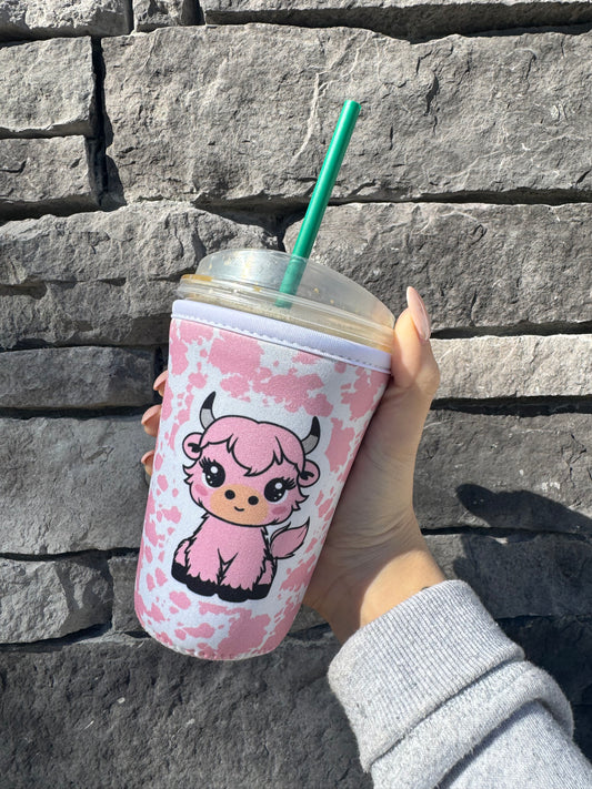 Sweet Strawberry Cow Sleeve