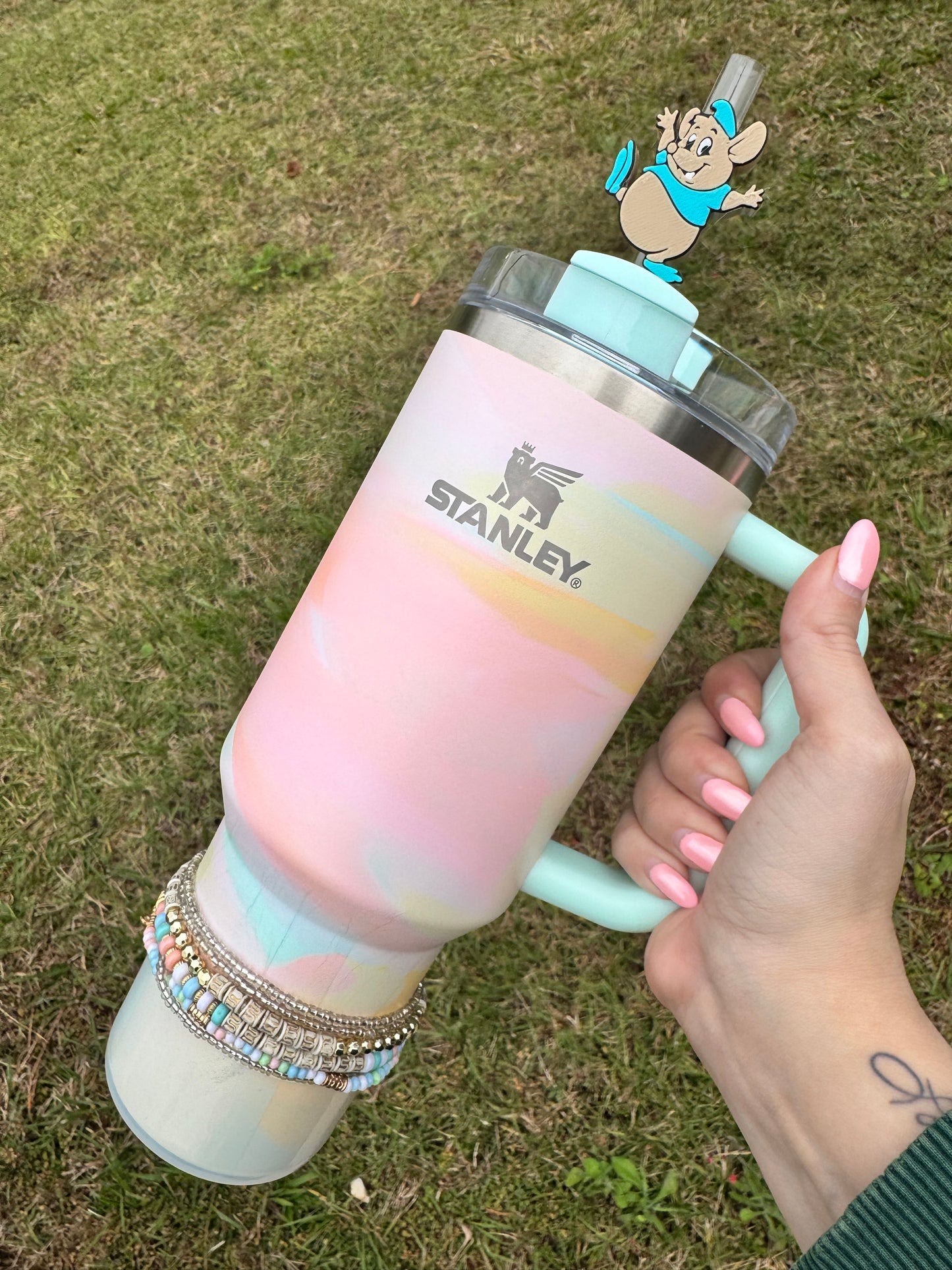 Cute Mouse Straw Buddy