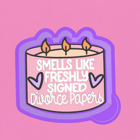 Divorce Papers Silicone Freshie Mold