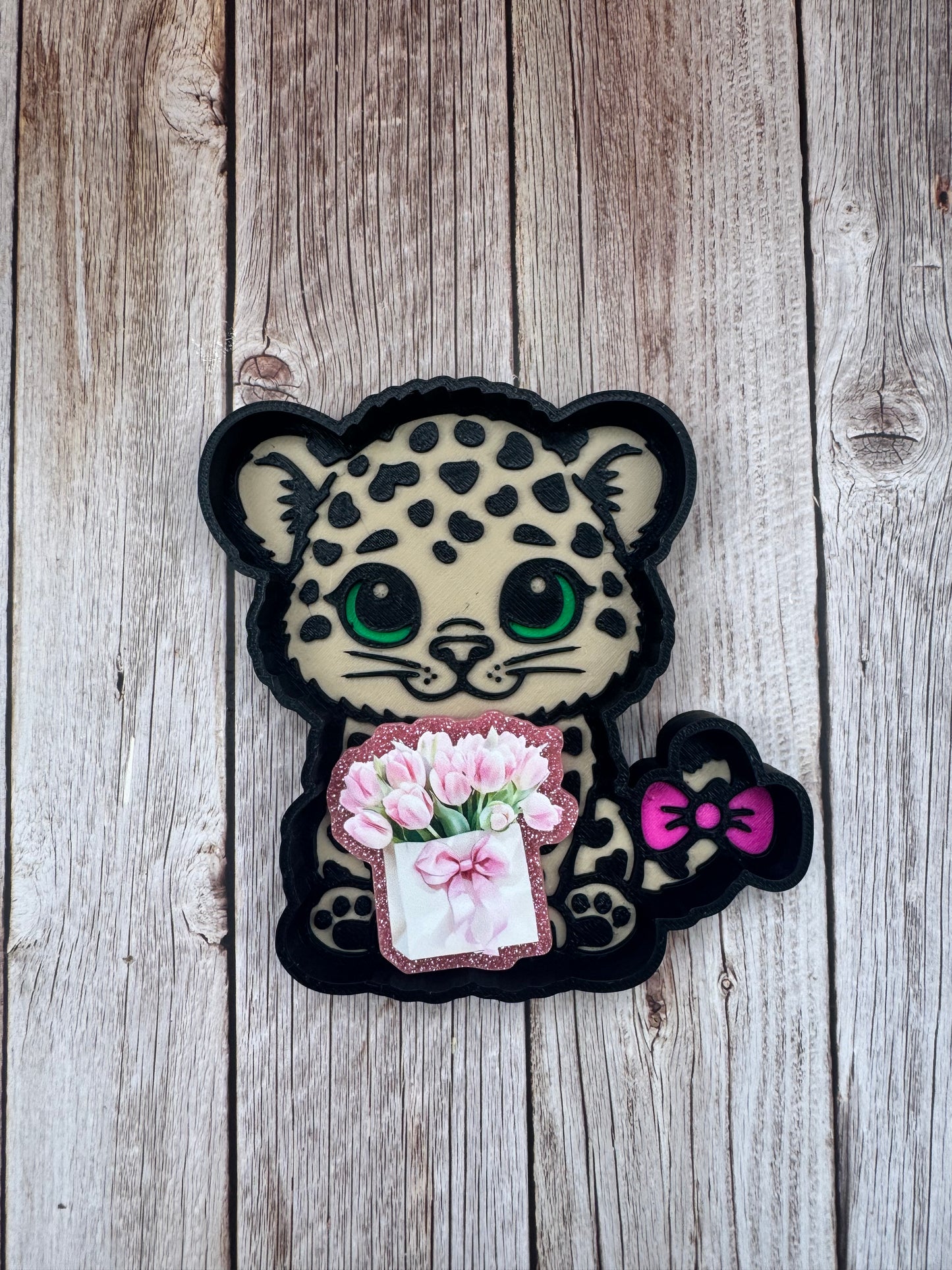 Baby Leopard Mini Trinket Tray