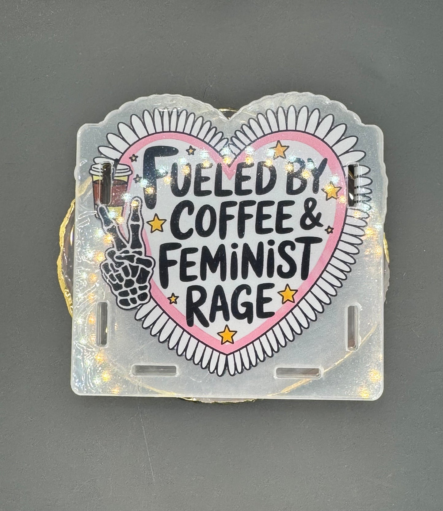 Feminine Rage - Acrylic Pen Holder