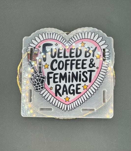 Feminine Rage - Acrylic Pen Holder