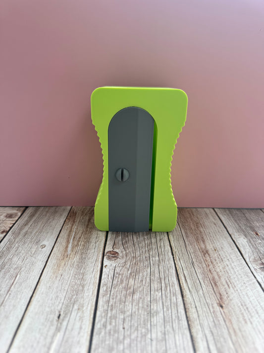 Oversized Pencil Sharpener Pen Holder | 3D Printed Desk Organizer | Pencil Cup for Pens, Markers & Pencils | Teacher Desk Decor