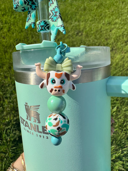 Lenny the Bull - Straw Charm