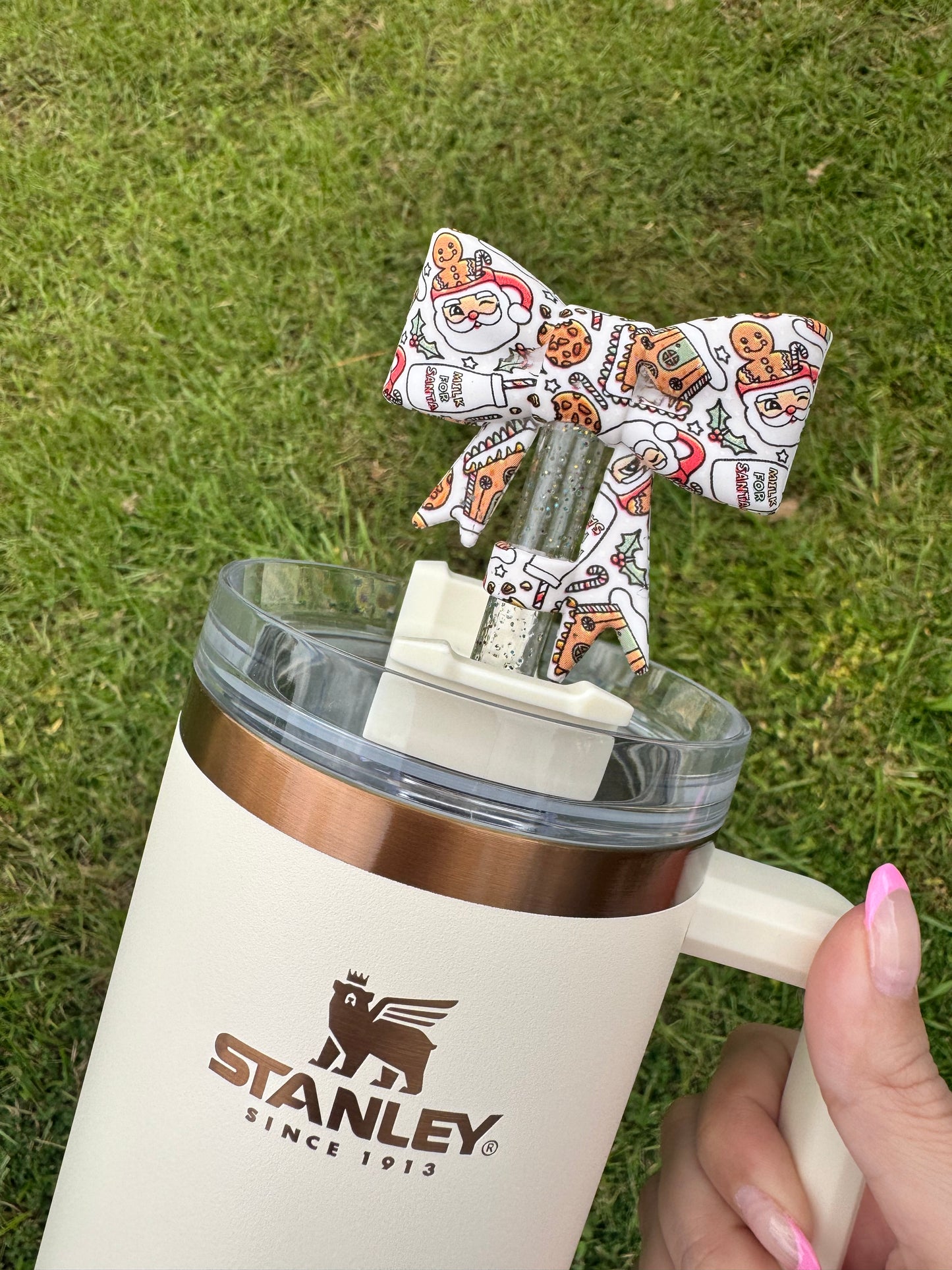 Milk and Cookies - Bow & Boot Set