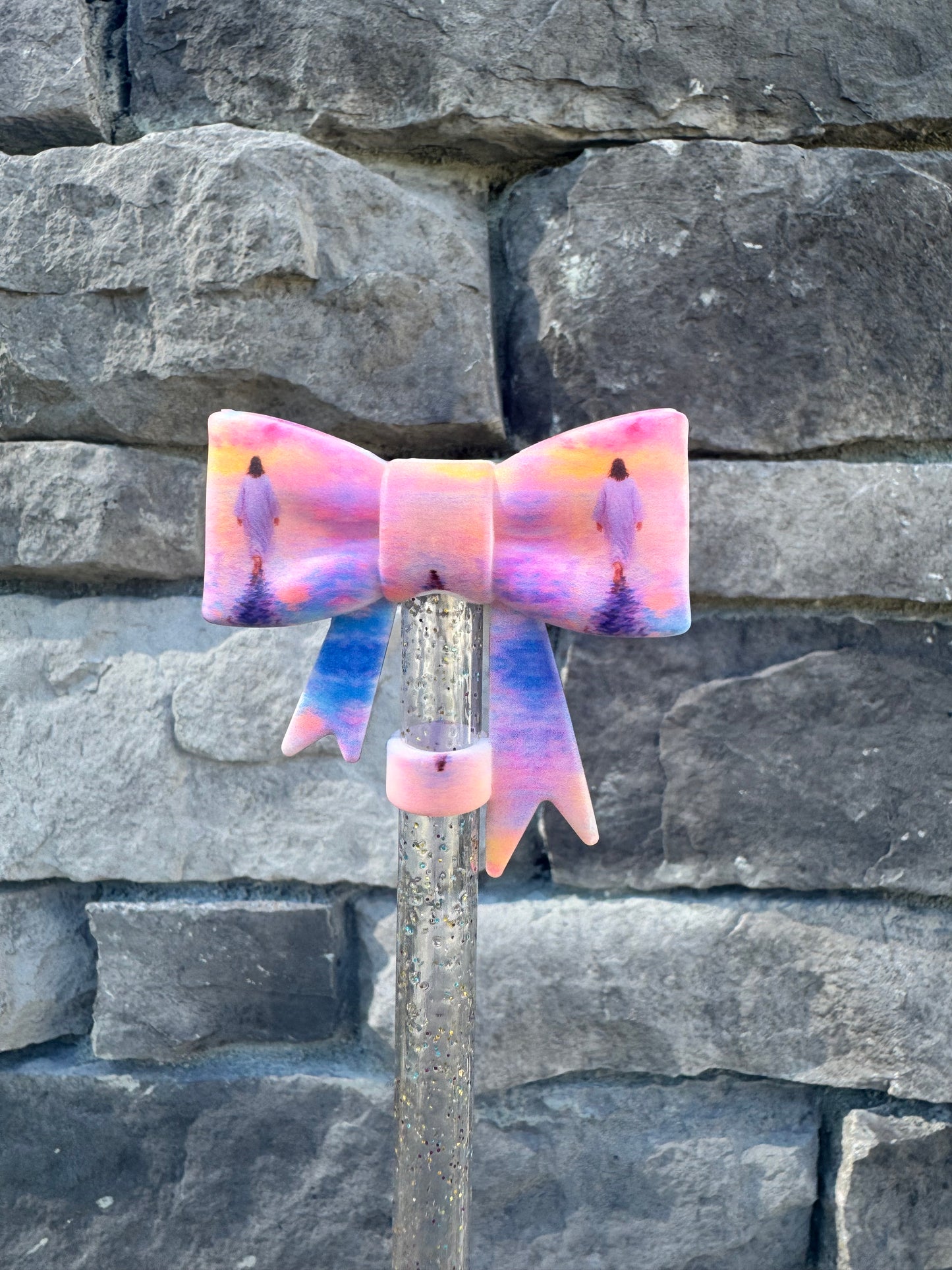 Jesus Walking on Water Bow Topper