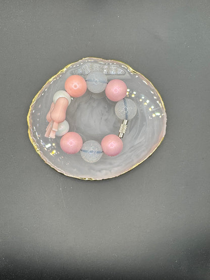 Icicle Pink Bow - Handle Charm