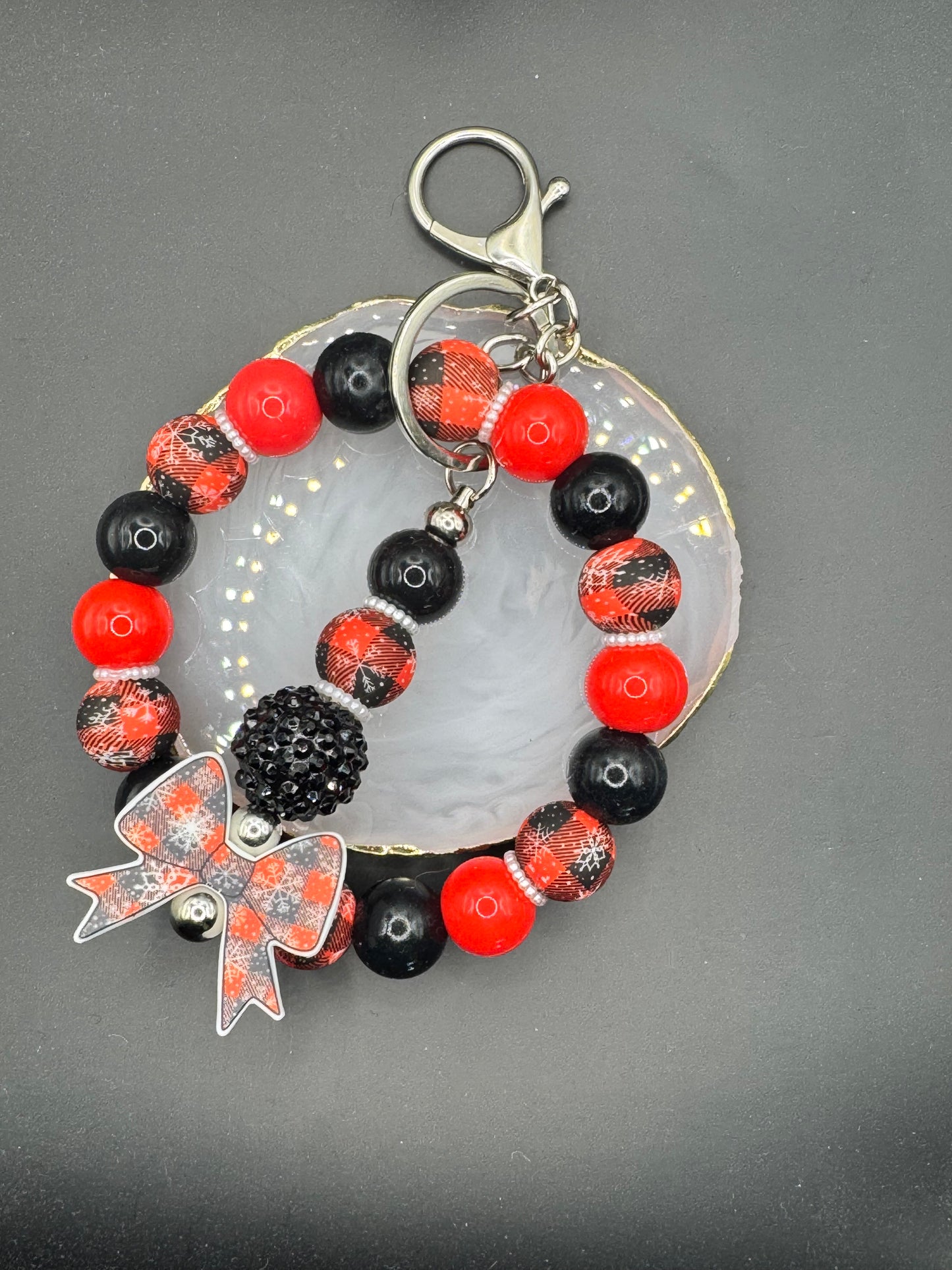 Buffalo Plaid - Wristlet & Keychain