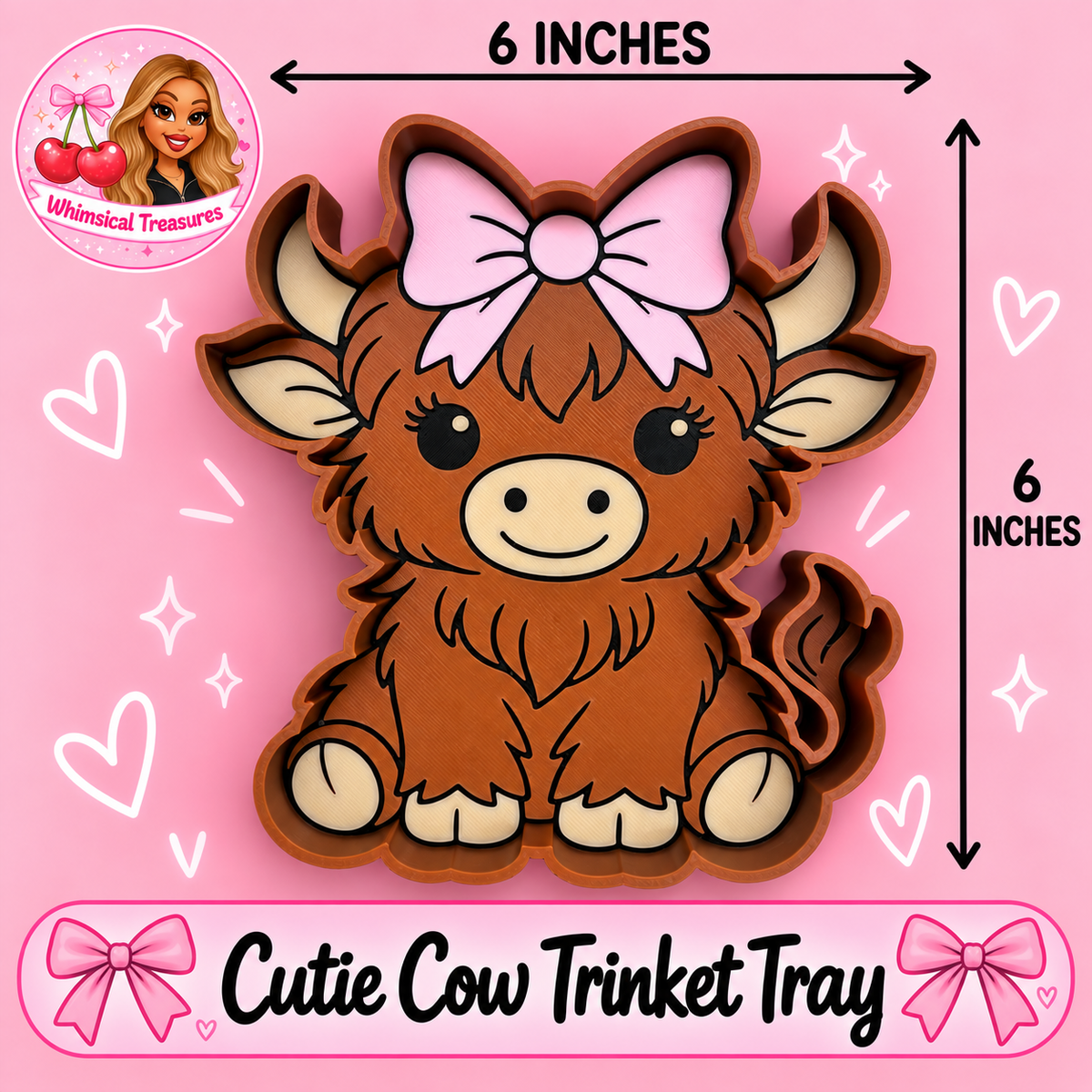 Cutie Cow Trinket Tray