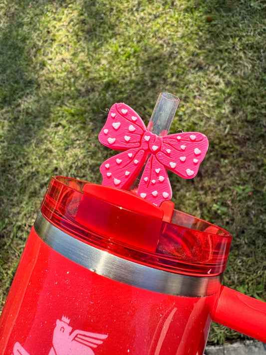 Love Bow Straw Buddy