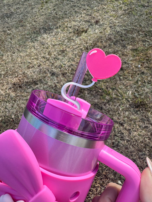 Heart Balloon Straw Buddy