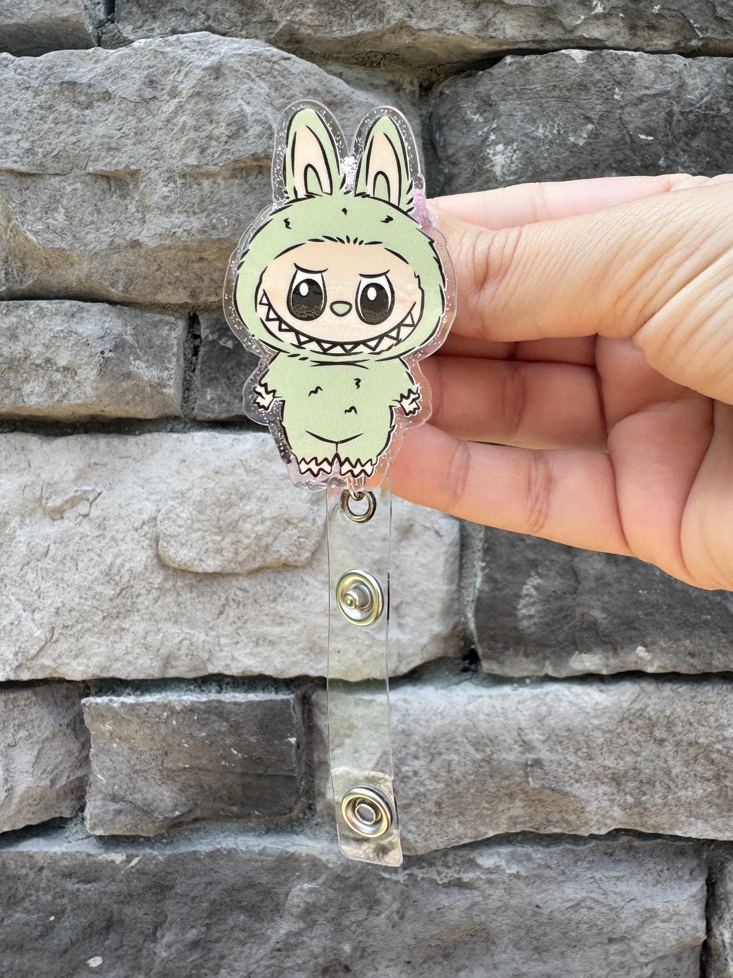 The Macaroon Labubu - Badge Reel