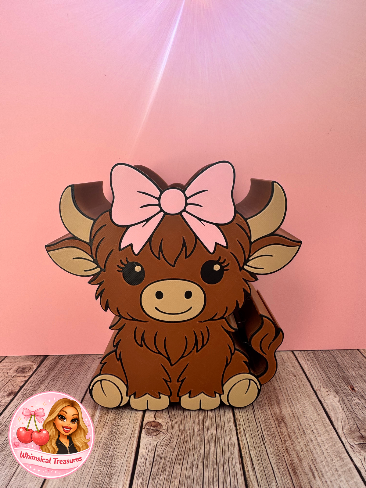 Highland Cow Pen Holder