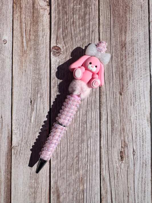 Pink 3D Bunny Pen