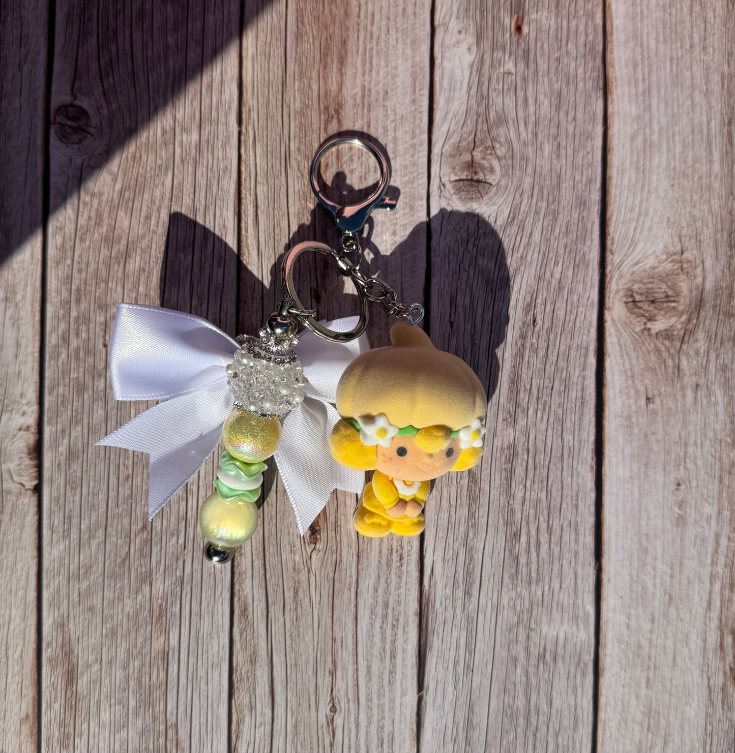 Lemon Meringue Keychain