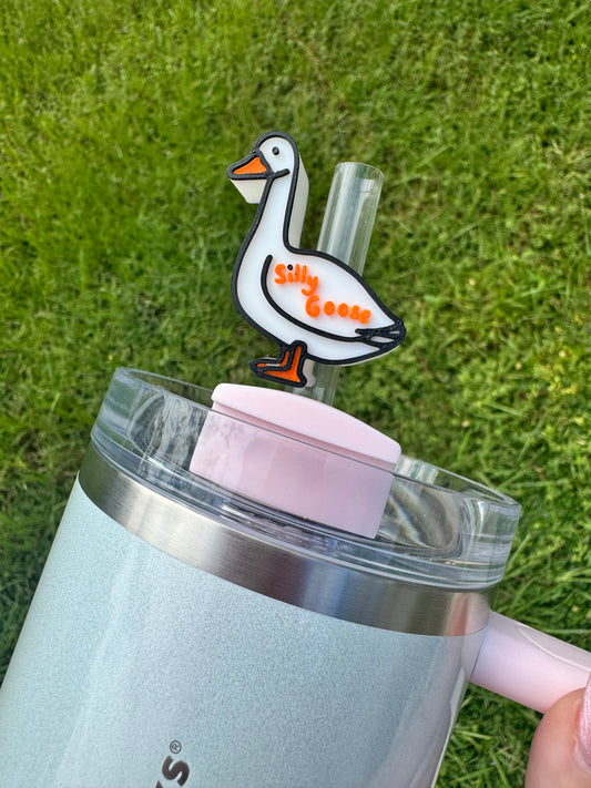 3D Printed Silly Goose - Straw Buddy