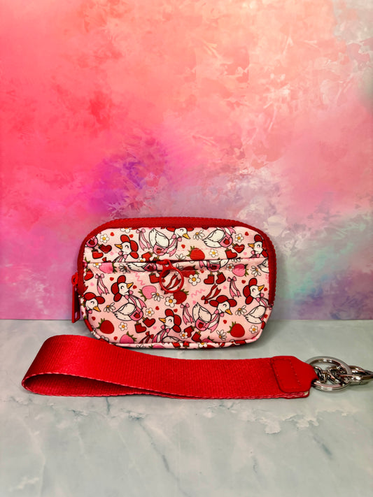 Berry Goose - Wristlet Wallet