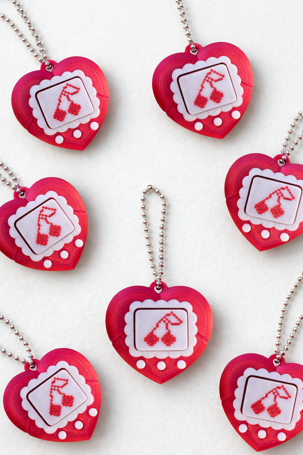 90's Virtual Pet "V-Pet" Fidget Clicker - Keychain 3D Printed