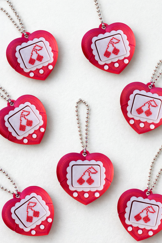 90's Virtual Pet "V-Pet" Fidget Clicker - Keychain 3D Printed