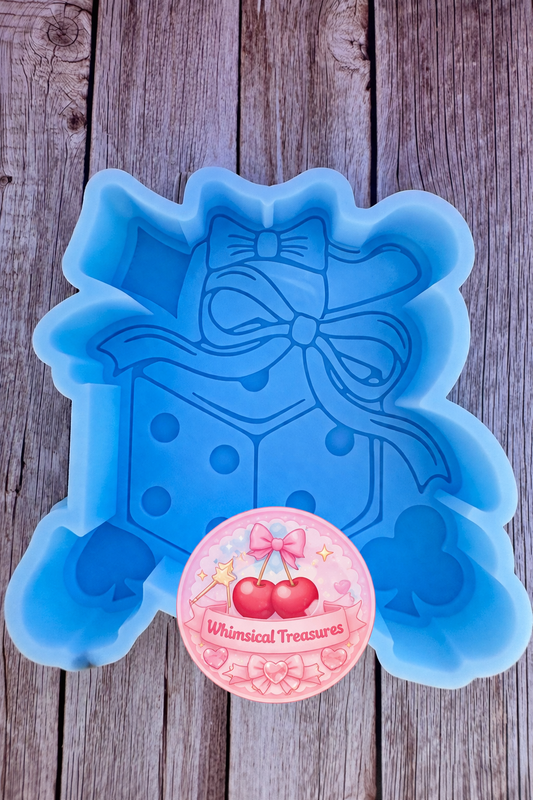 Coquette Dice Silicone Freshie Mold