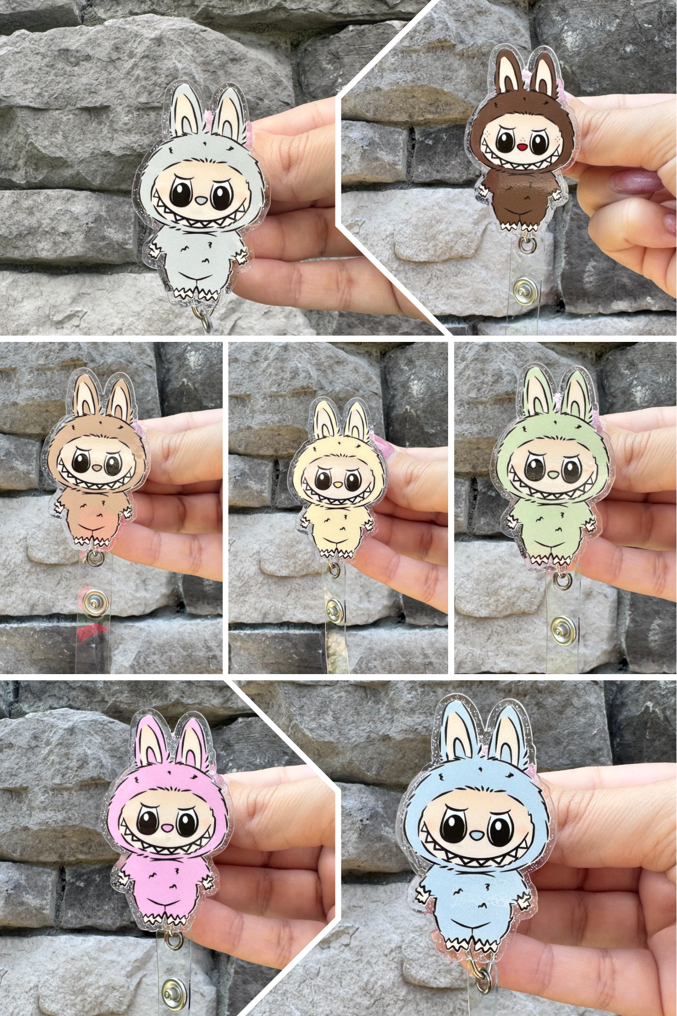 The Macaroon Labubu - Badge Reel