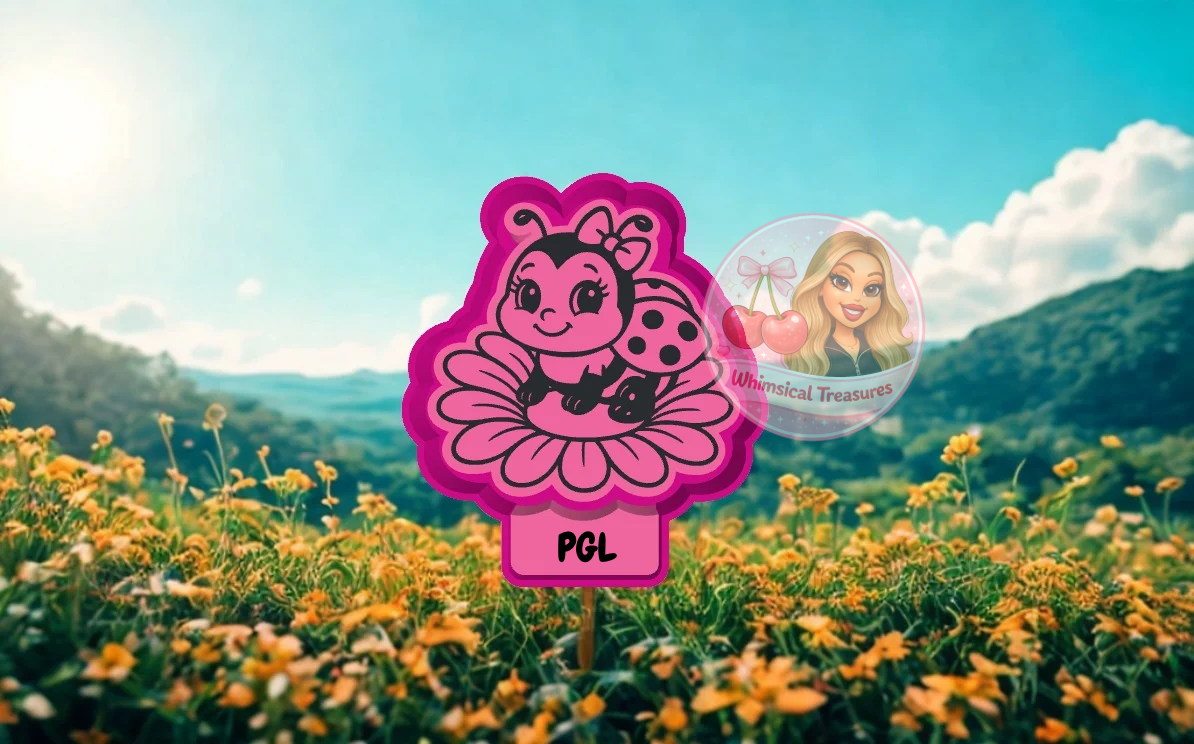 Floral Ladybug Silicone Freshie Mold *SHOP EXCLUSIVE*