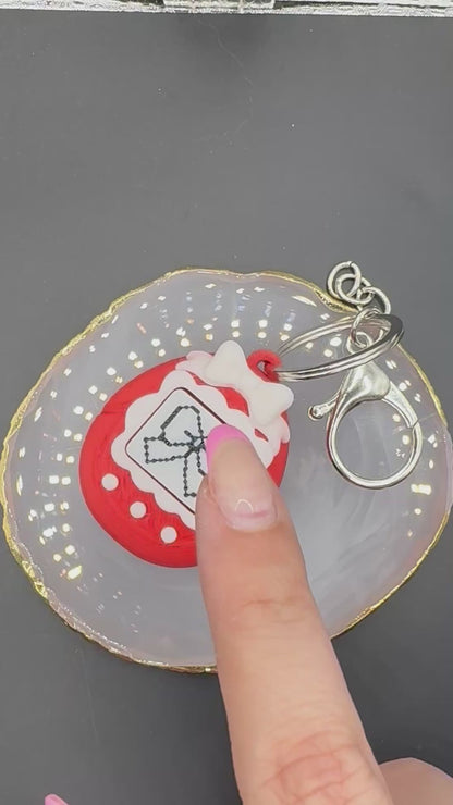 90's Virtual Pet "V-Pet" Fidget Clicker - Keychain 3D Printed